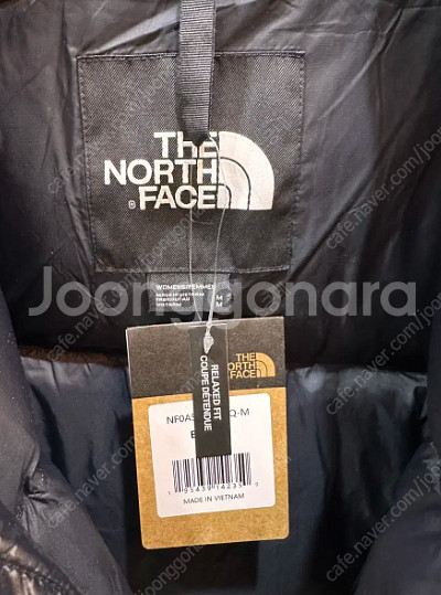 정품 노스페이스 여성 눕시 숏패딩 M사이즈 (크롭자켓)--0